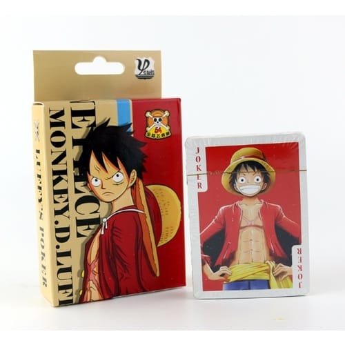 Screenshot    US    OFF Action One Piece Poker Cards Game Toy Luffy Zoro Chopper Figure Toys Set Color Box P