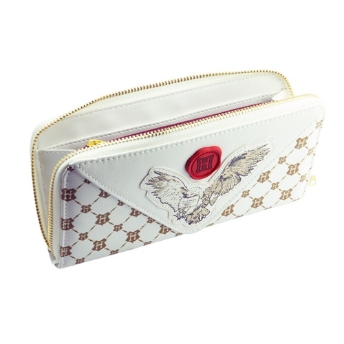 harry potter zip wallet hedwig