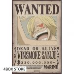 one piece poster wanted sanji new cm
