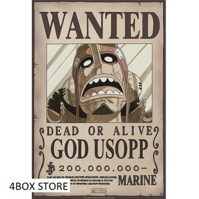one piece poster wanted usopp newcm