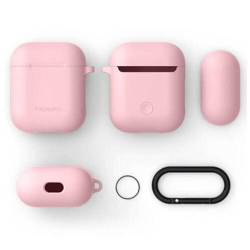 spigen apple airpods silicone case cs pink