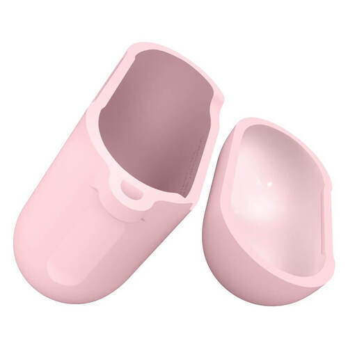 spigen apple airpods silicone case cs pink
