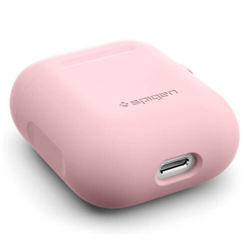 spigen apple airpods silicone case cs pink