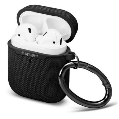 spigen urban fit cs apple airpods   case black