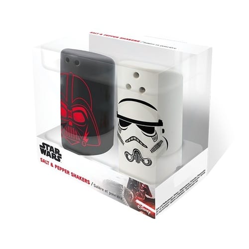 star wars salt pepper shakers vader trooper