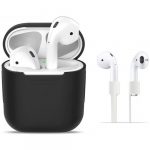 Tech Protect Iconset με Earphone Strap για Apple Airpods   Black