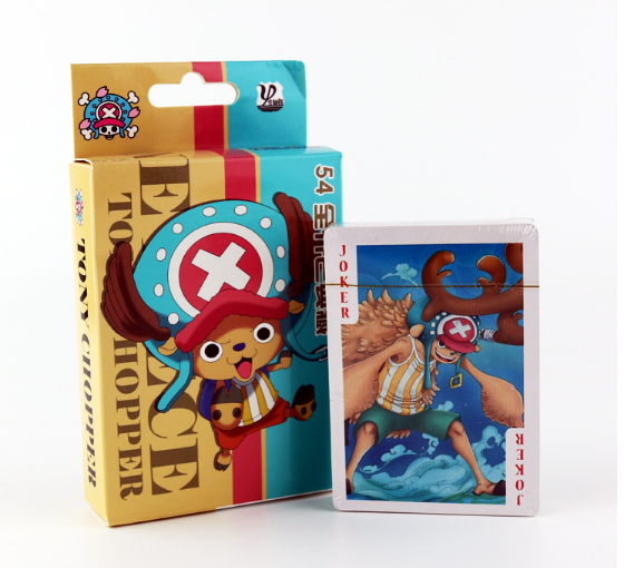 Screenshot    US    OFF Action One Piece Poker Cards Game Toy Luffy Zoro Chopper Figure Toys Set Color Box P