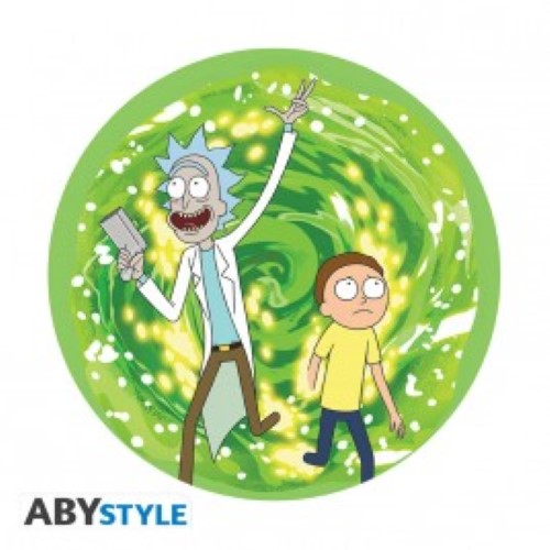rick and morty flexible mousepad portal