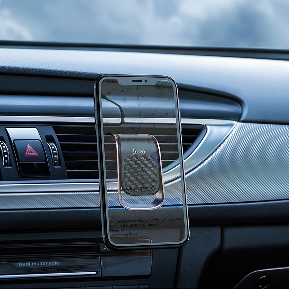 HOCO car holder magnetic to air vent CA black metal gray