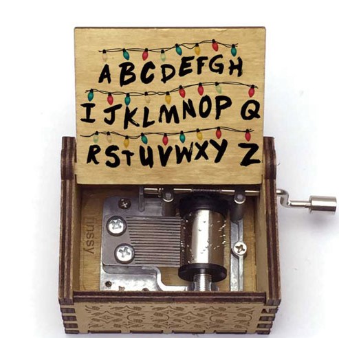 Stranger Things print music theme never ending story Hand ing Musical Music Box Decorative Collectibles Music