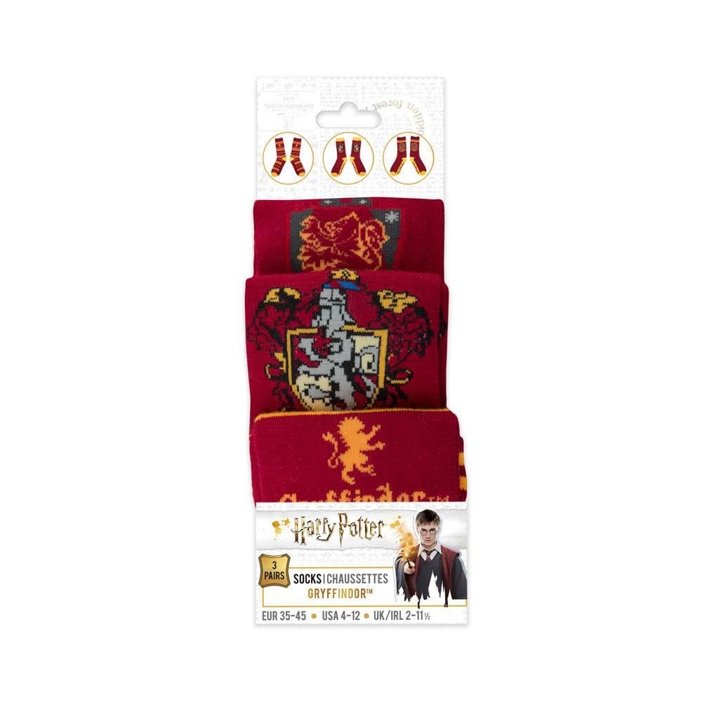 kaltses harry potter gryffindor  pack socks