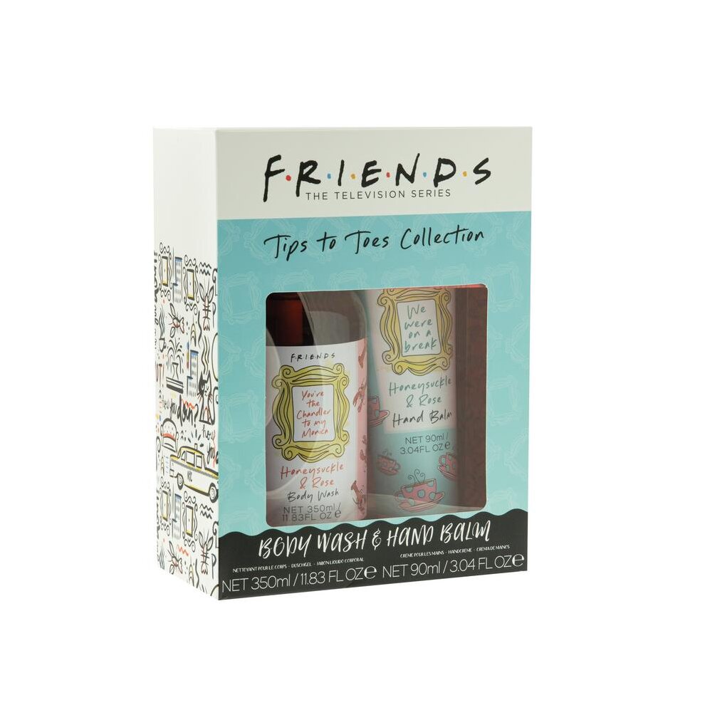 friends tips to toes collection sweet floral body wash ml hand balm ml