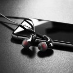 m glaring universal earphones with microphone interior