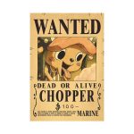 Anime Luffy Gear 5 One Pieces Bounty Wanted Posters 4 Emperors Law Kid Figures Vintage Living.jpg 640x640 (14)
