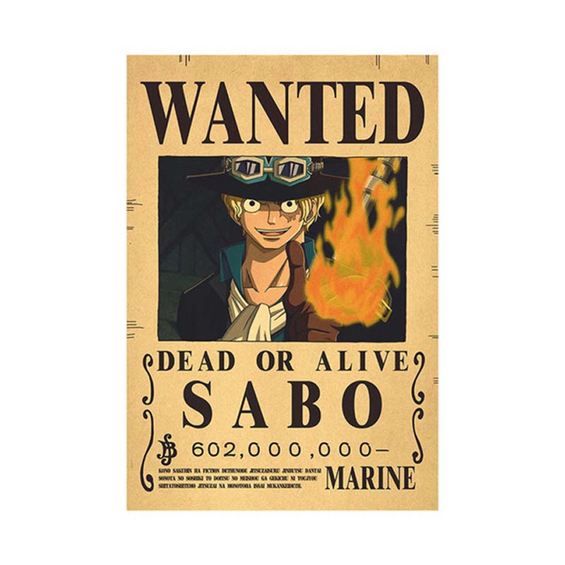 Anime Luffy Gear 5 One Pieces Bounty Wanted Posters 4 Emperors Law Kid Figures Vintage Living.jpg 640x640 (16)