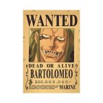 Anime Luffy Gear 5 One Pieces Bounty Wanted Posters 4 Emperors Law Kid Figures Vintage Living.jpg 640x640 (19)