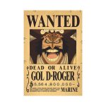 Anime Luffy Gear 5 One Pieces Bounty Wanted Posters 4 Emperors Law Kid Figures Vintage Living.jpg 640x640 (4)