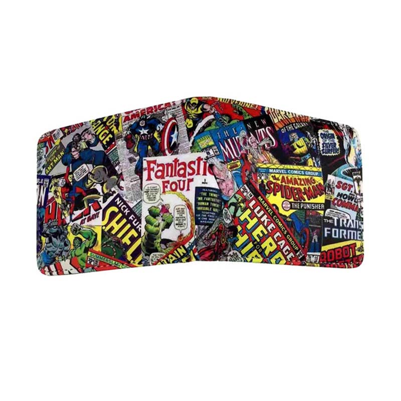 Marvel Wallet Spiderman Super Heroes Anime Men s Wallet Clutch Bag PU Cartoons Men Purse Card.jpg 640x640 (2)