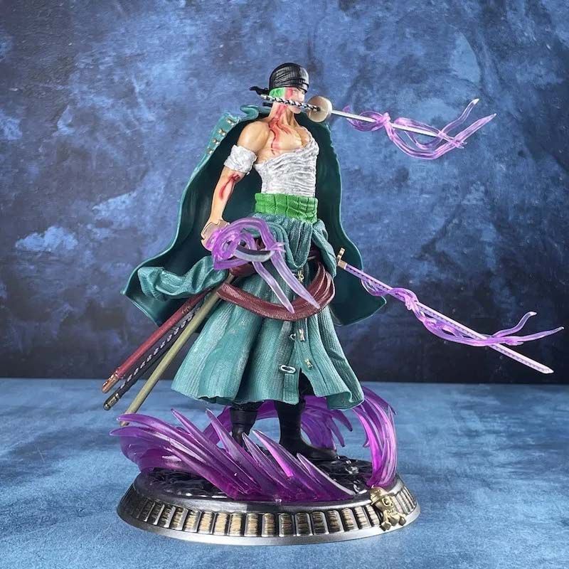 New One Piece Anime Figure Bath Blood Roronoa Zoro PVC 21cm Action Figure Collection Exquisite Model.jpg