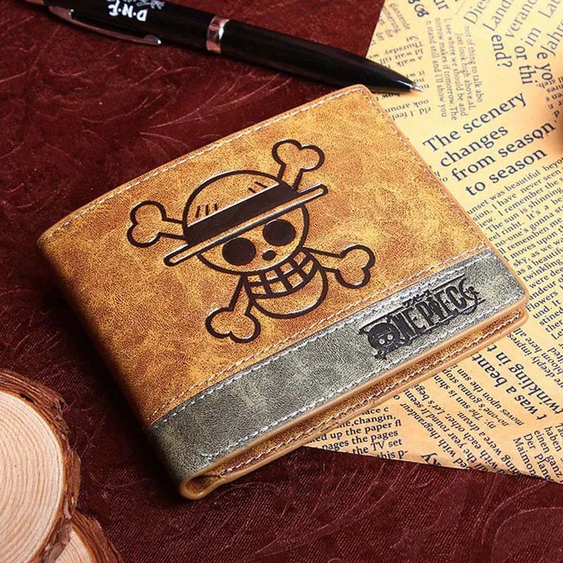 One Piece Anime Figure Wallet Luffy Purse Zoro Ace Bounty Order Skeleton Pattern Pu Cartoon Kawaii.jpg