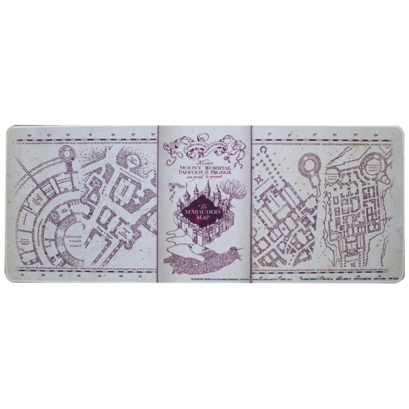 paladone harry potter marauders map gaming mouse pad xl 690mm πολύχρωμο