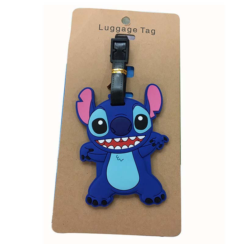 Disney Lilo Stitch Travel Accessories Luggage Tag Suitcase Fashion Style Silicon Portable Travel Label ID Addres.jpg 640x640 (1)