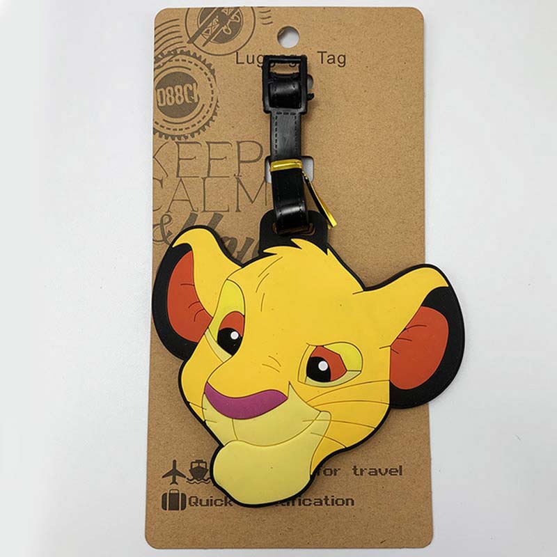 Disney The Lion King Travel Accessories Luggage Tag Silica Gel Suitcase ID Addres Holder Baggage Boarding.jpg 640x640