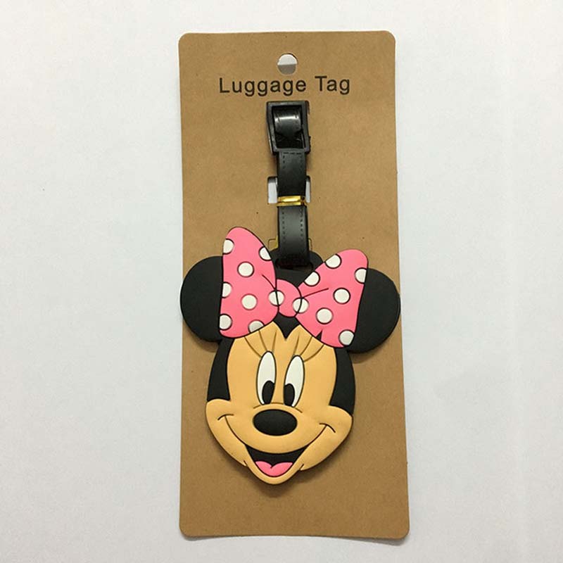 Disney Travel Accessories Christmas Mickey Luggage Tag Suitcase Fashion Style Silicon Portable Travel Label ID Addres.jpg 640x640 (3)