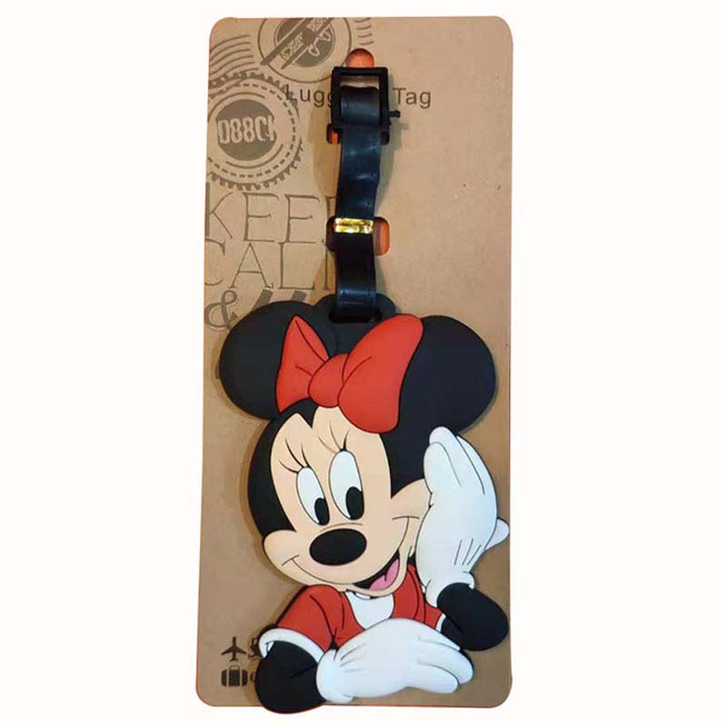 Disney Travel Accessories Christmas Mickey Luggage Tag Suitcase Fashion Style Silicon Portable Travel Label ID Addres.jpg 640x640 (4)