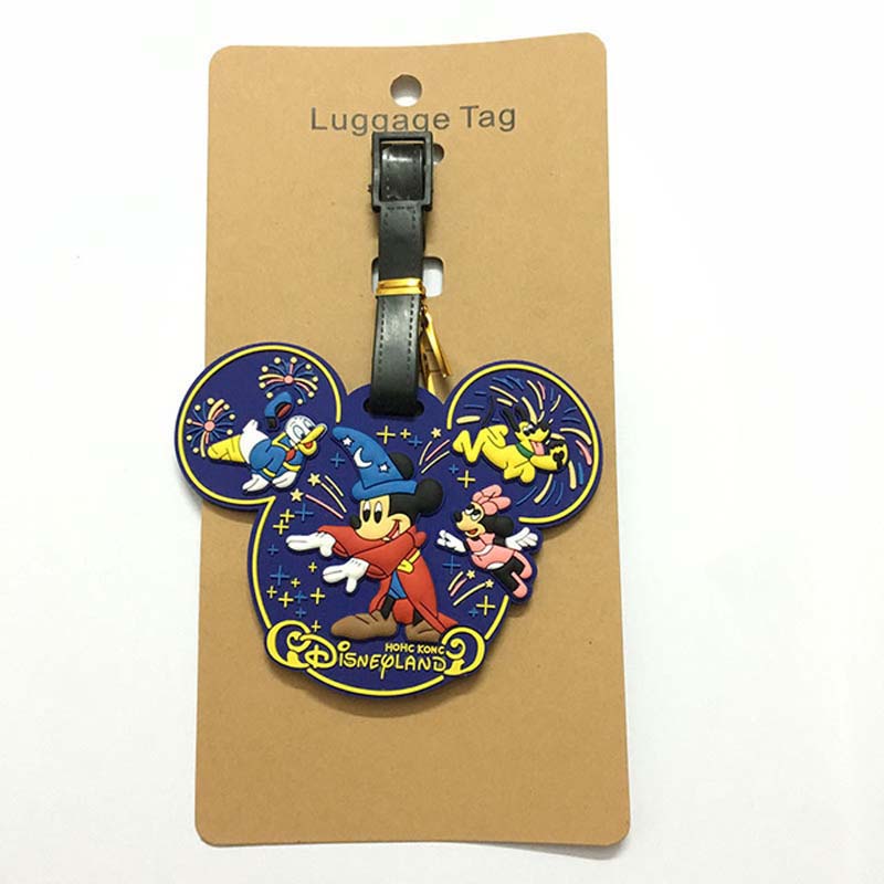 Disney Travel Accessories Christmas Mickey Luggage Tag Suitcase Fashion Style Silicon Portable Travel Label ID Addres.jpg 640x640 (5)